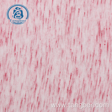 satin yarn polyester rayon hacci jersey fabric